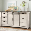 Tủ gỗ decor cửa lùa hàng VNXK