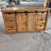 Tủ gỗ decor cửa lùa hàng VNXK