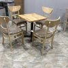 Bộ bàn ghế cafe mặt trăng giá rẻ 