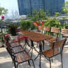 Bộ bàn ghế cafe ngoài trời fanxifan giá tại xưởng (1 bàn 4 ghế)