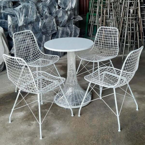 Ghế Cafe Khung Sắt Sơn Màu Theo Yêu Cầu Từ 10 Bộ