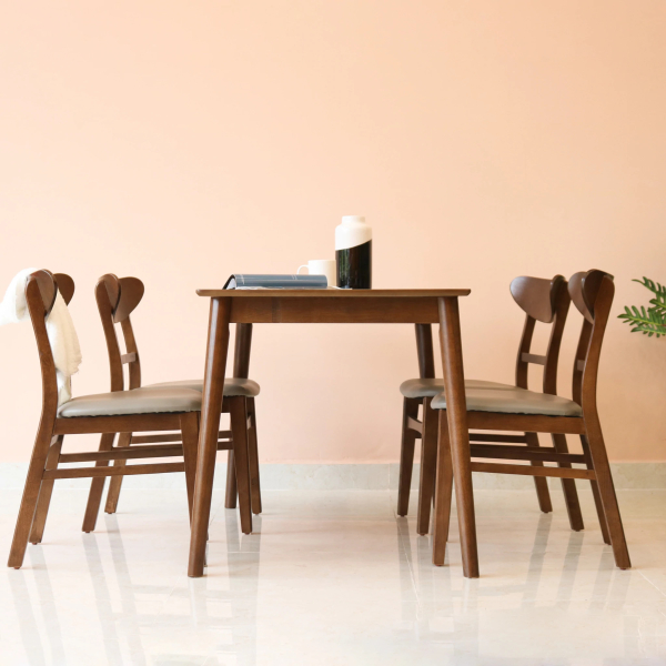 Bộ Bàn Ghế Mango 4 Ghế Nhà Hàng Cafe Giá Rẻ