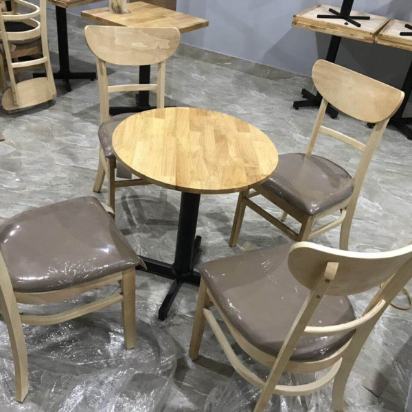 Bộ bàn ghế cafe mặt trăng giá rẻ