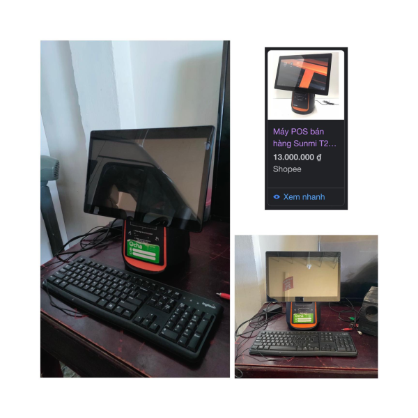Thanh Lý Máy In Bill Sunmi Trực Tiếp Trên Thân Máy (tặng kèm 2 cuộn giấy in