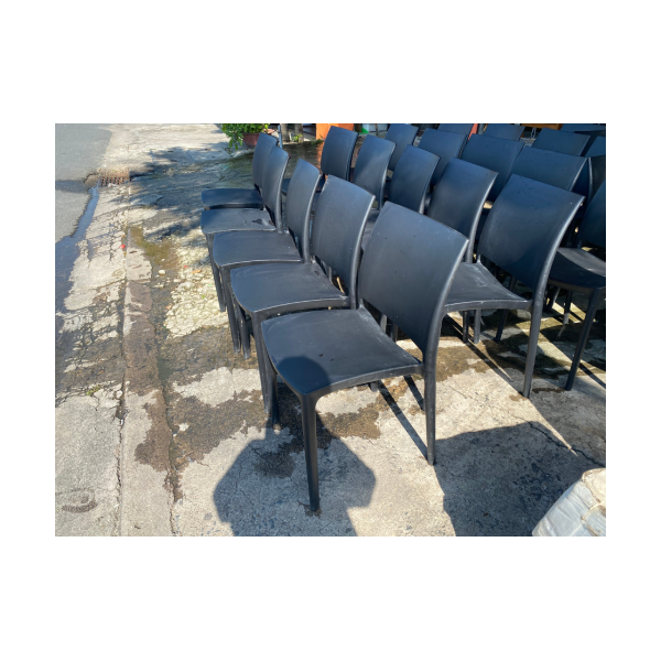 Thanh Lý Ghế Nhựa Song Long Mới 99% Màu Đen & Xám