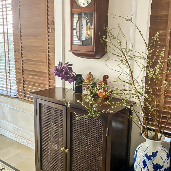 Tủ Rượu Mây Hàng VNXK