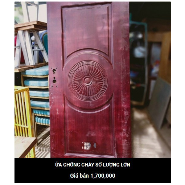 Thanh Lý Cửa Chống Cháy Có Khung Hàng Vinpearl Thanh lý